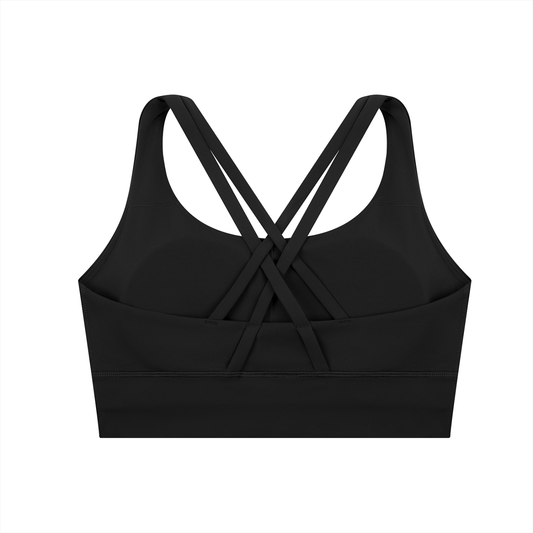 Dashoumode Women's Strappy Criss-Cross Sports Bra