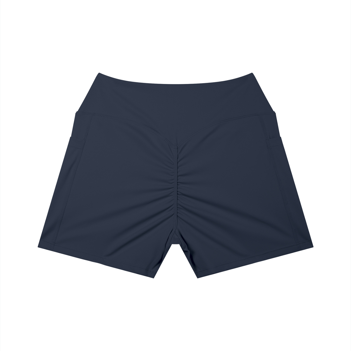 Dashoumode Women's High Rise Pocket Yoga Shorts