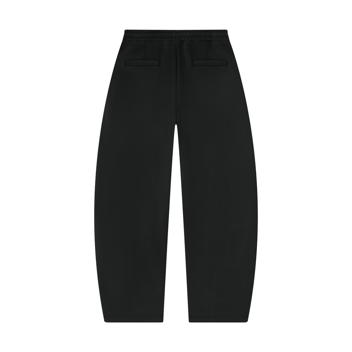 Black Dashoumode Barrel Leg Sweatpants