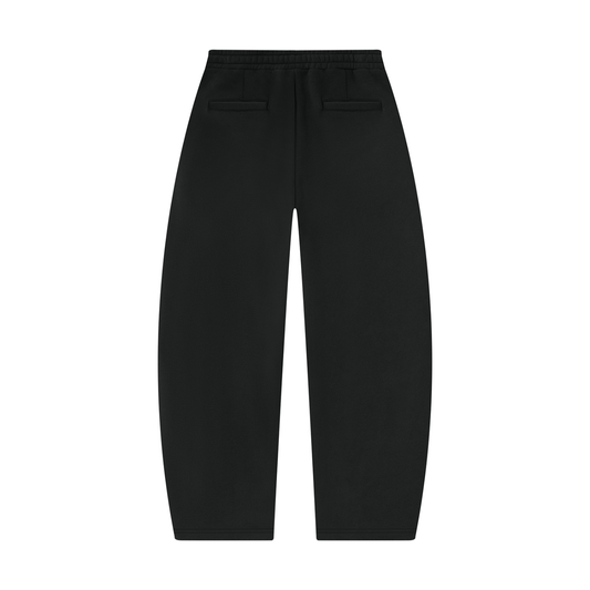 Black Dashoumode Barrel Leg Sweatpants