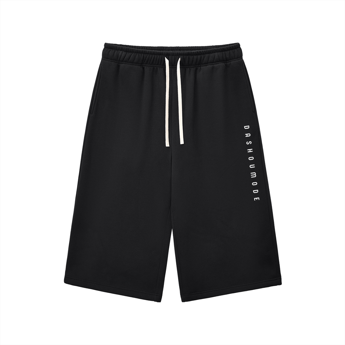Relaxed Drawstring Three-quarter Sweatpants