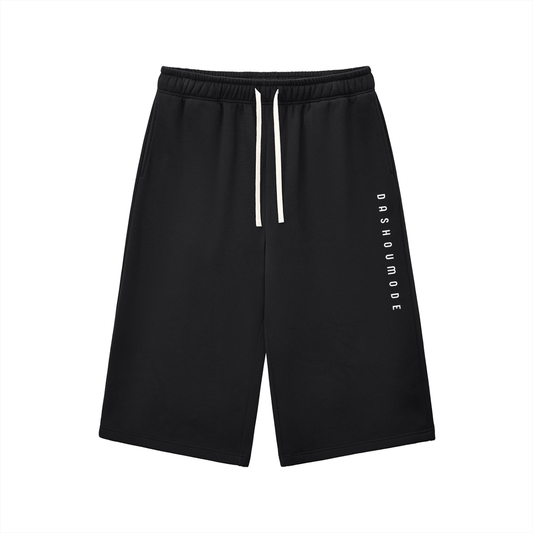 Relaxed Drawstring Three-quarter Sweatpants