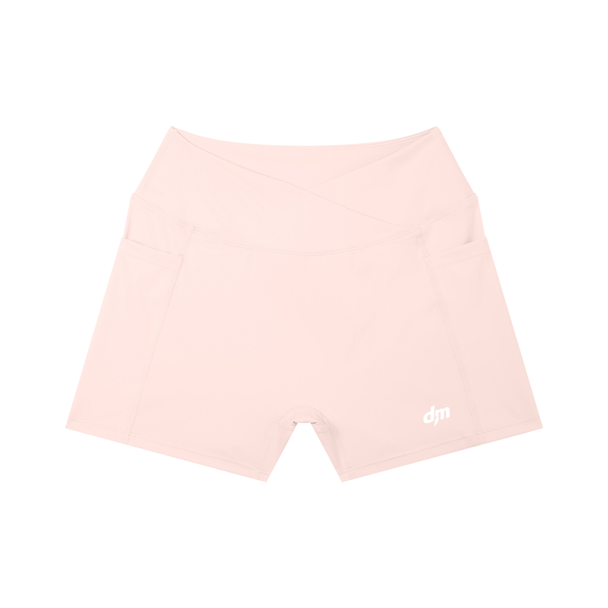 Dashoumode Women's High Rise Pocket Yoga Shorts