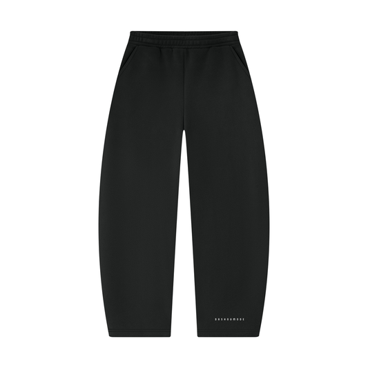 Black Dashoumode Barrel Leg Sweatpants