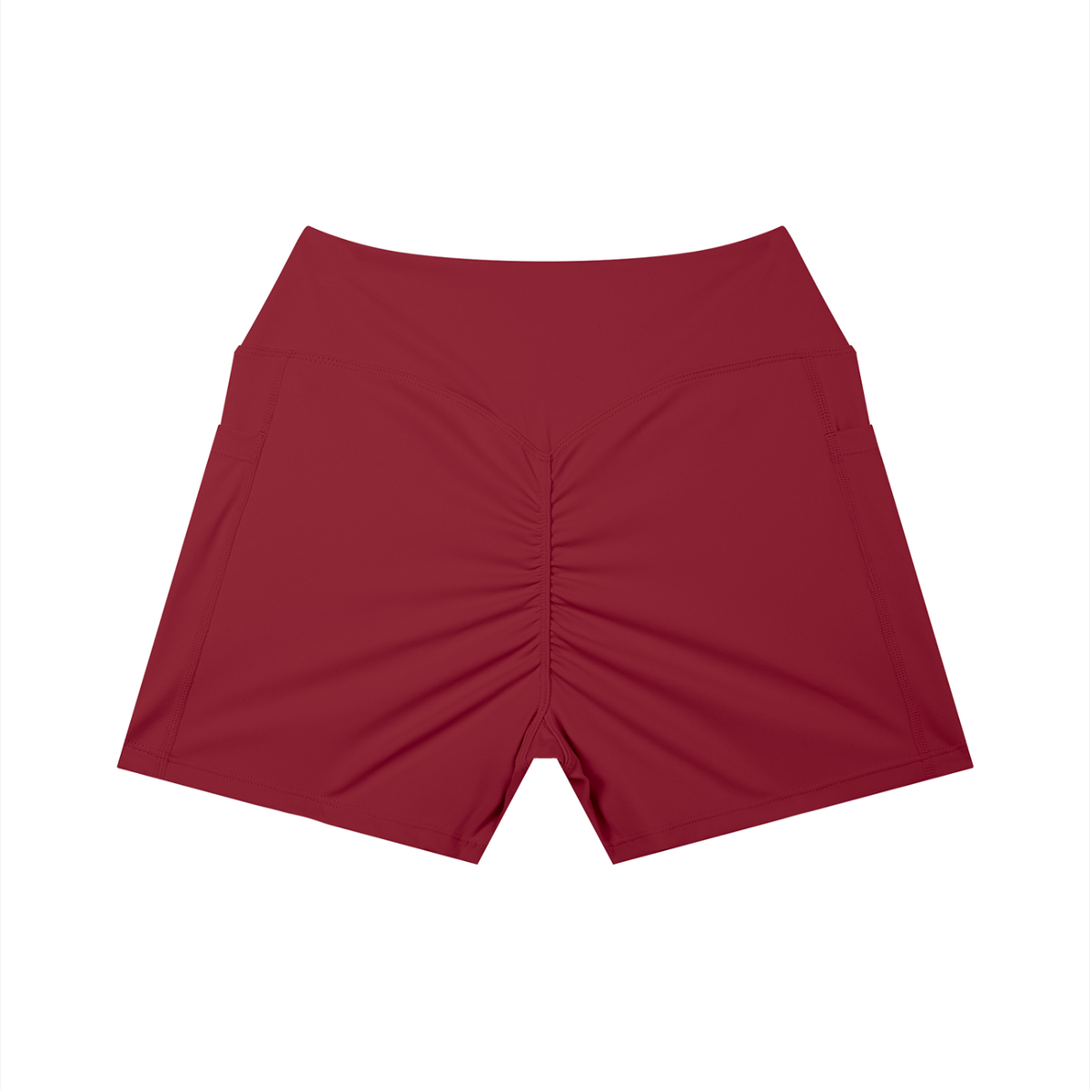 Dashoumode Women's High Rise Pocket Yoga Shorts
