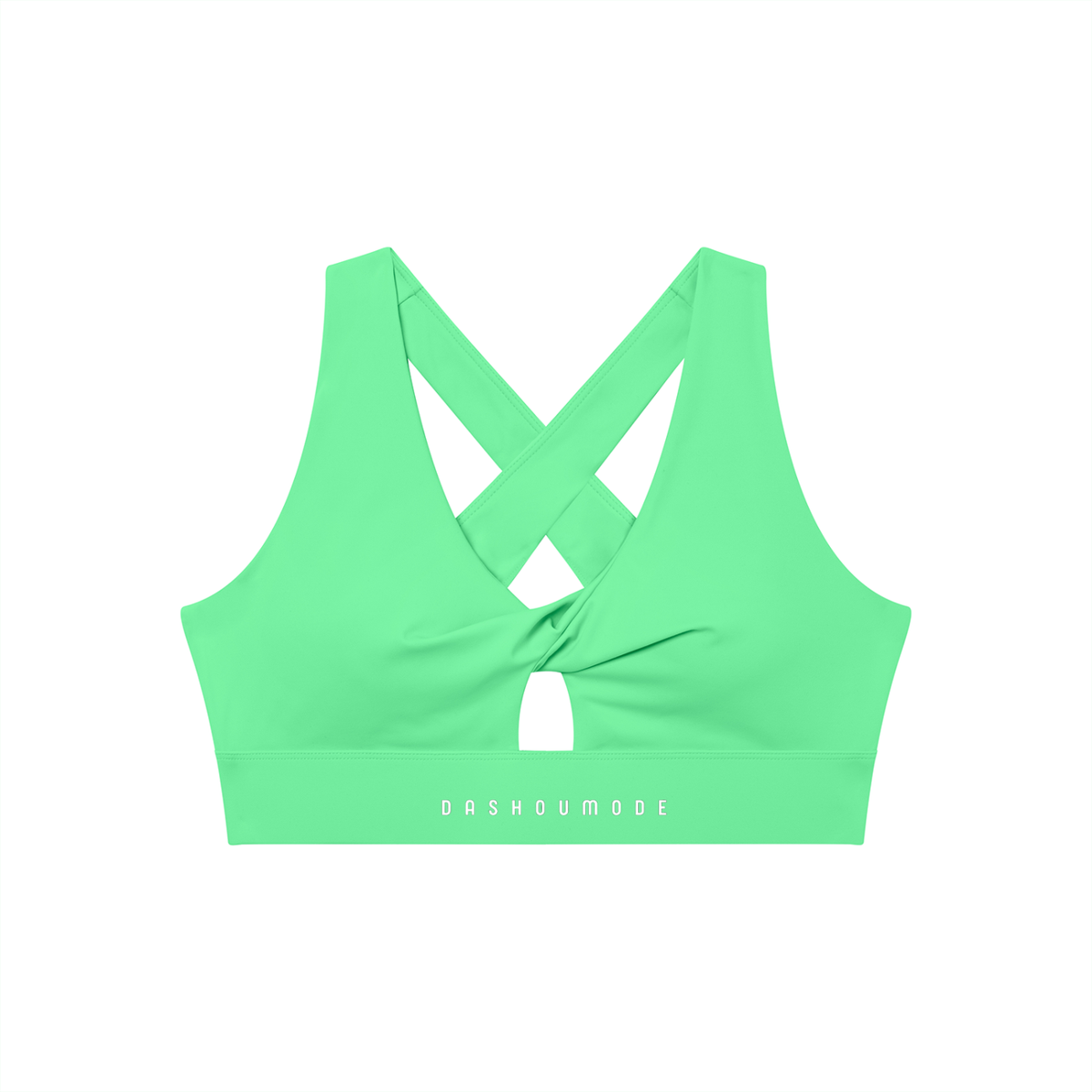 Dashoumode Women's Twist Sports Bra