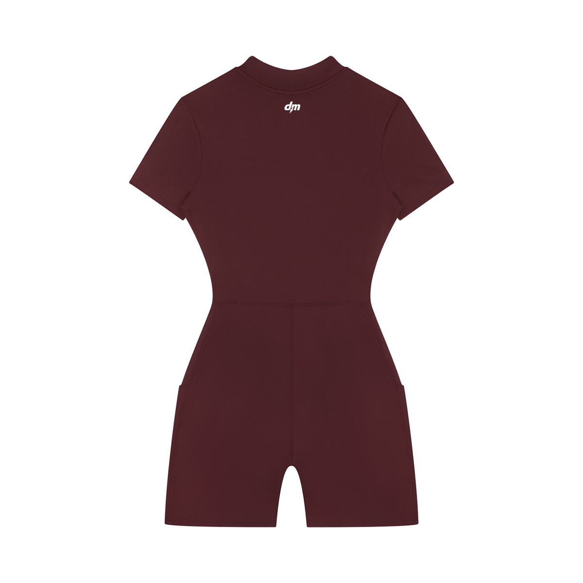 Dashoumode Women's Quarter-Zip Short Sleeve Romper
