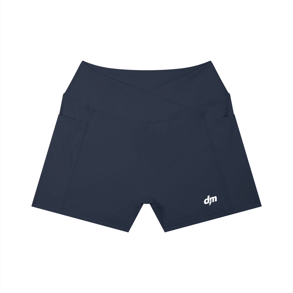 Dashoumode Women's High Rise Pocket Yoga Shorts