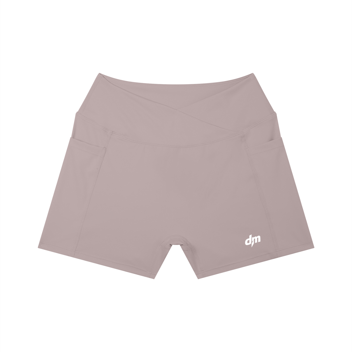 Dashoumode Women's High Rise Pocket Yoga Shorts