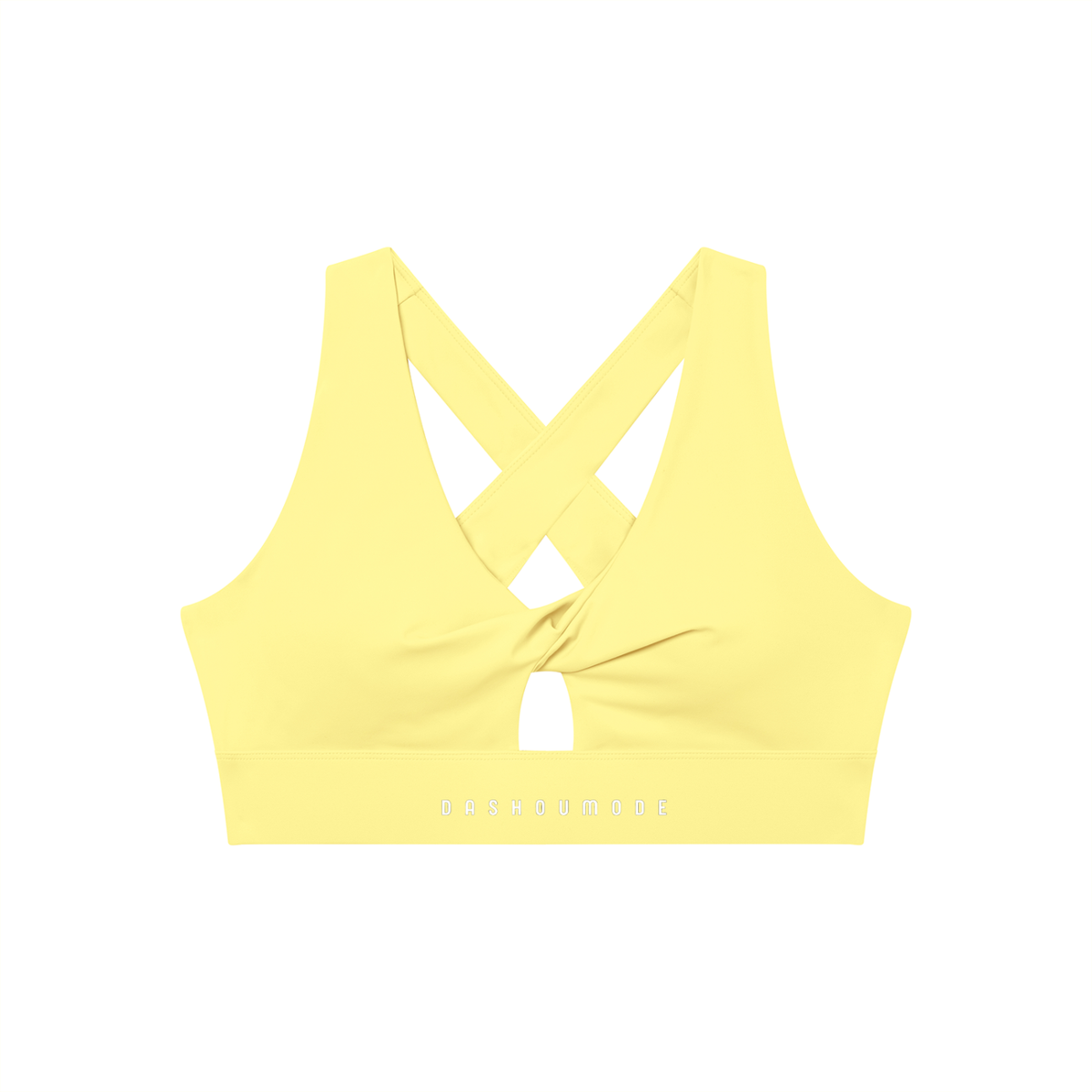 Dashoumode Women's Twist Sports Bra