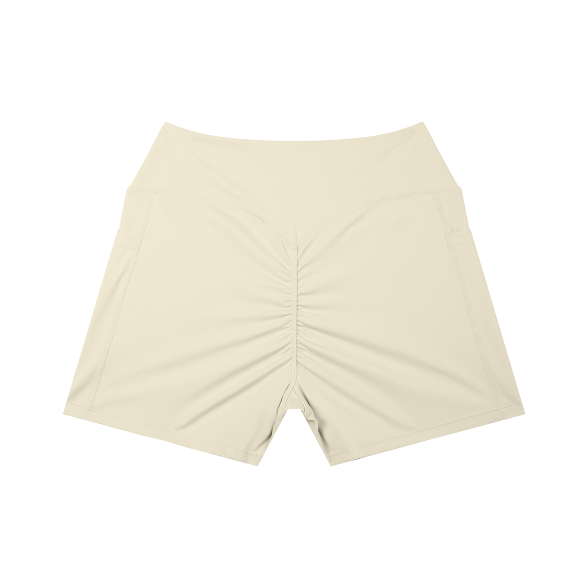 Dashoumode Women's High Rise Pocket Yoga Shorts