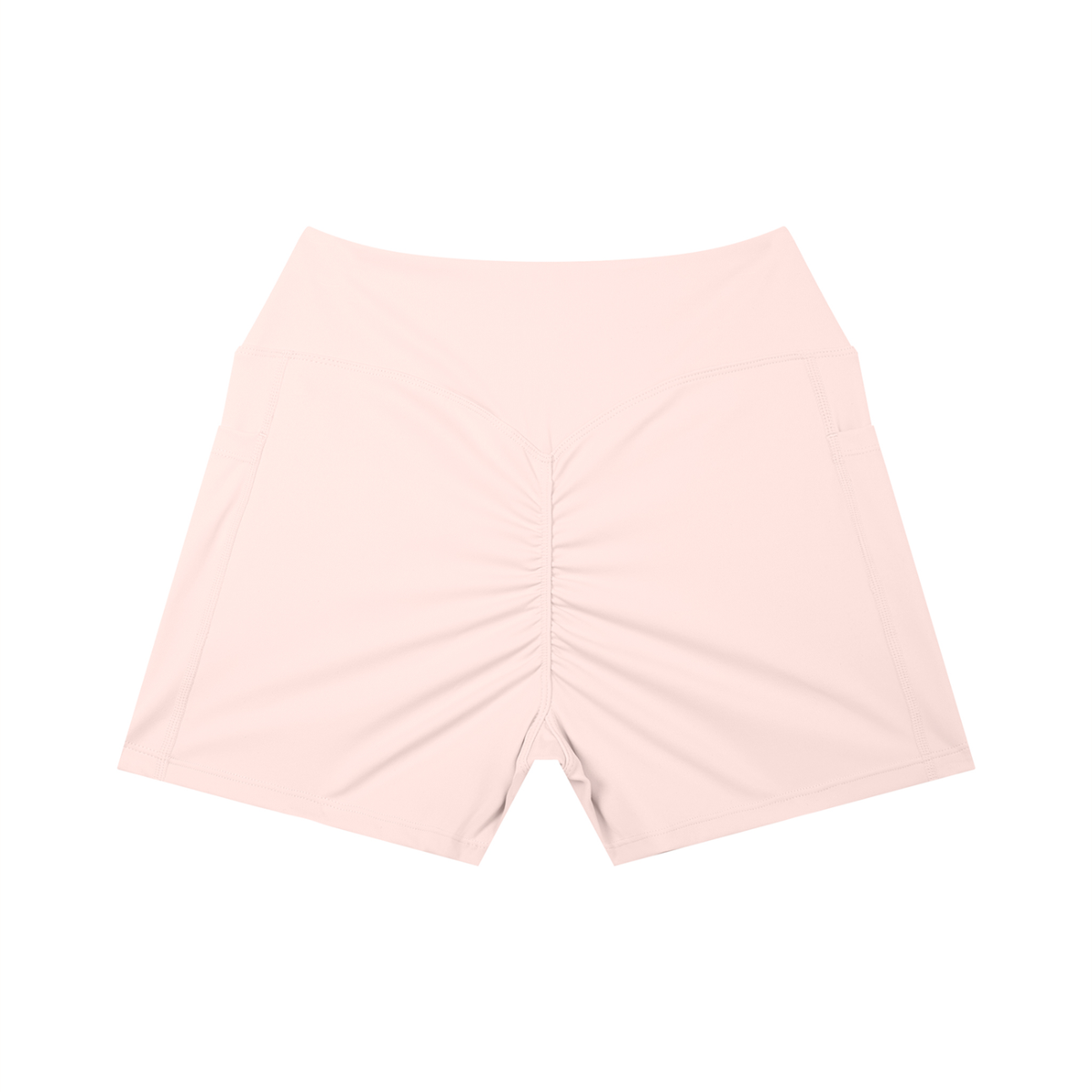 Dashoumode Women's High Rise Pocket Yoga Shorts