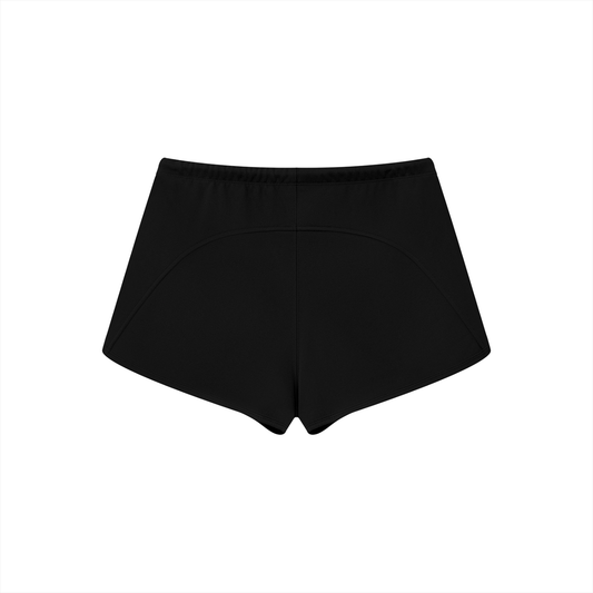 Black Dashoumode Women's Drawstring Shorts