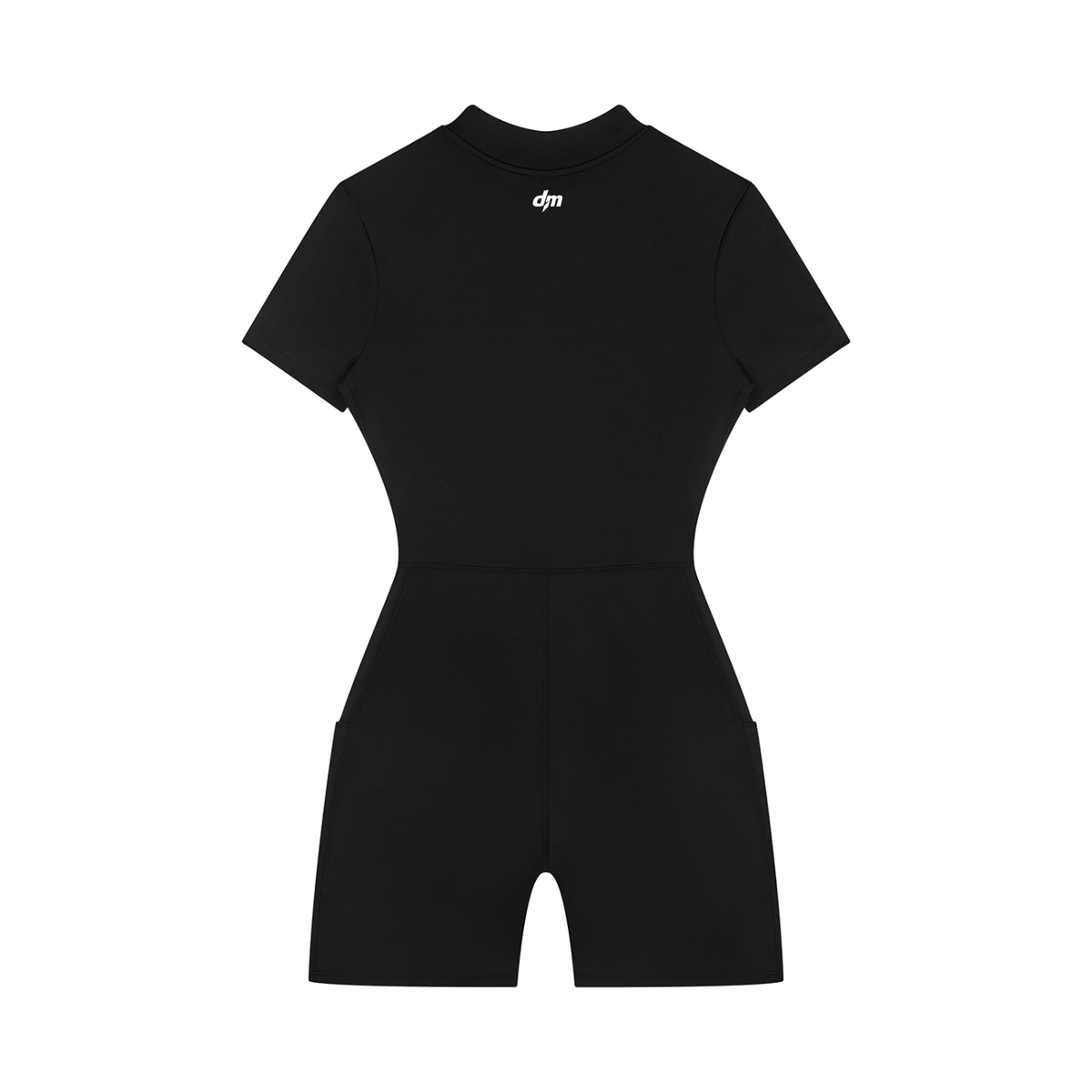 Dashoumode Women's Quarter-Zip Short Sleeve Romper