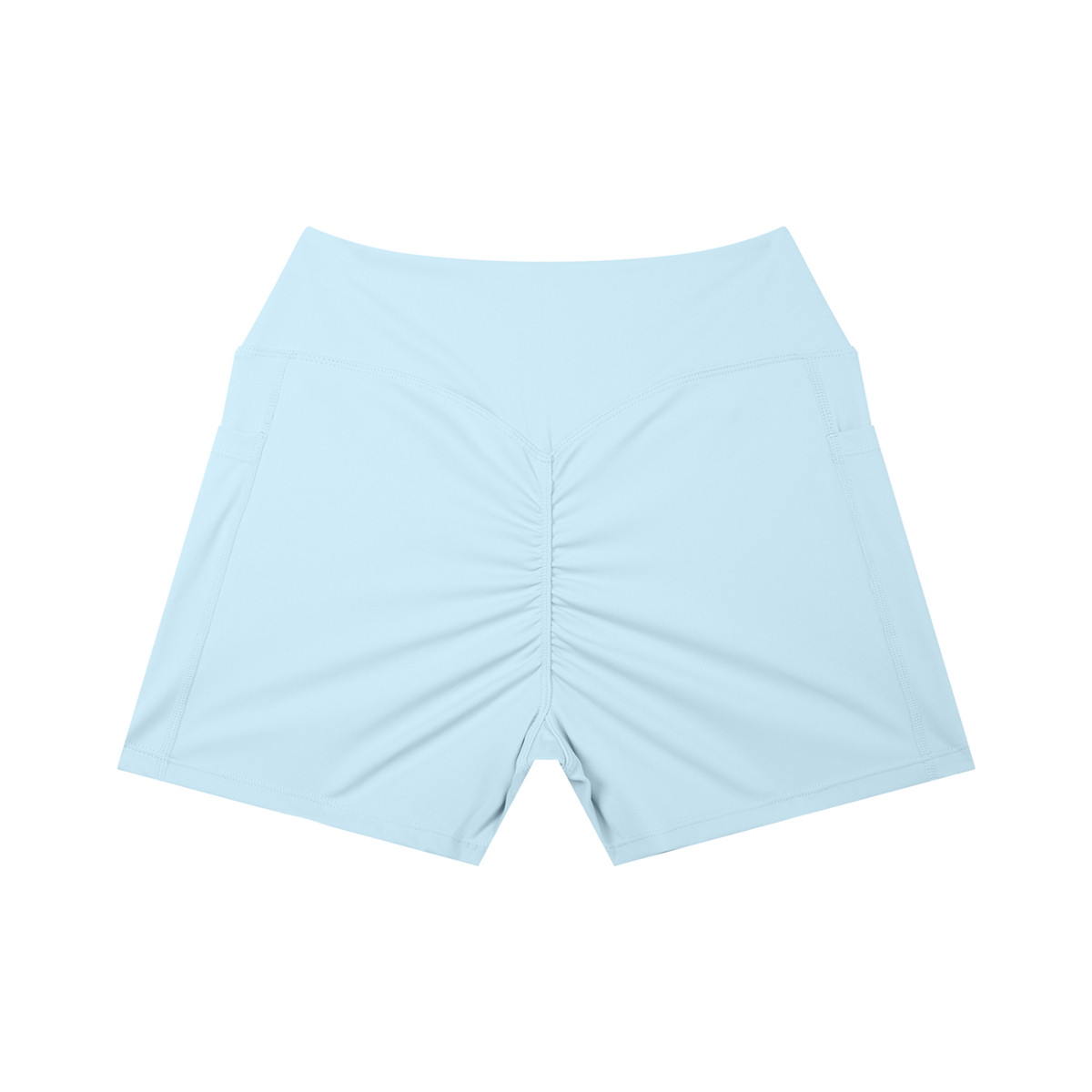 Dashoumode Women's High Rise Pocket Yoga Shorts