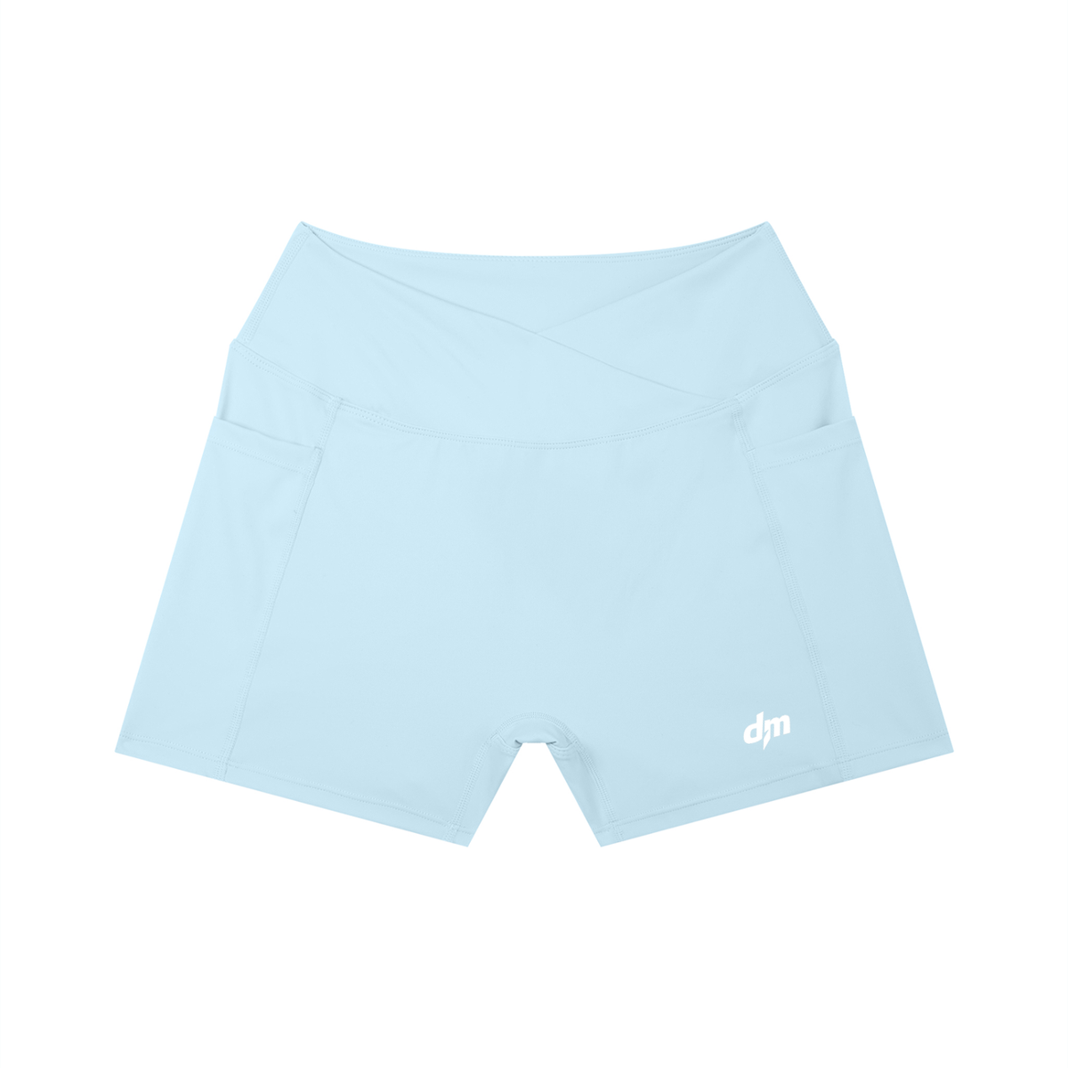 Dashoumode Women's High Rise Pocket Yoga Shorts