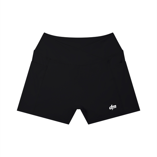 Dashoumode Women's High Rise Pocket Yoga Shorts